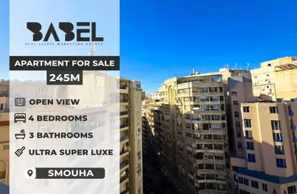 Apartment - 4 Bedrooms - 3 Bathrooms for sale in Mohamed Bahaa Al Din Al Ghouri St. - Smouha - Hay Sharq - Alexandria Apartment - 4 Bedrooms - 3 Bathrooms for sale in Mohamed Bahaa Al Din Al Ghouri St. - Smouha - Hay Sharq - Alexandria