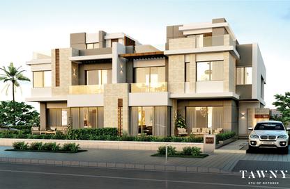Twin House - 3 Bedrooms - 2 Bathrooms for sale in Tawny Hyde Park - 6 October Compounds - 6 October City - Giza