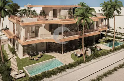 Chalet - 2 Bedrooms - 3 Bathrooms for sale in Ramla Lakeside - Qesm Ad Dabaah - North Coast