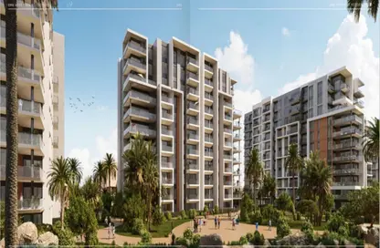 Apartment - Studio - 1 Bathroom for sale in Arkan Palm 205 - Sheikh Zayed Compounds - Sheikh Zayed City - Giza