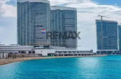 شقة - 2 غرف نوم - 2 حمامات للبيع في نورث ايدج تاورز - مدينة العلمين الجديدة - العلمين - الساحل الشمالي