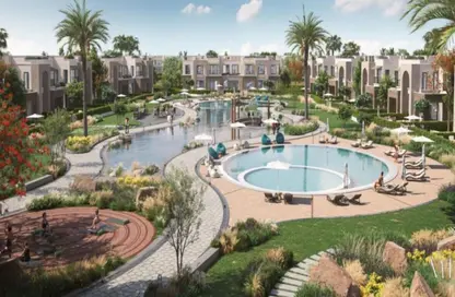 Chalet - 2 Bedrooms - 2 Bathrooms for sale in Makadi Orascom Resort - Makadi - Hurghada - Red Sea