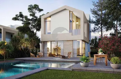 Twin House - 3 Bedrooms - 3 Bathrooms for sale in Vye Sodic - New Zayed City - Sheikh Zayed City - Giza