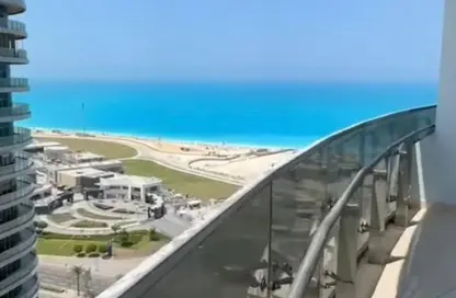 شقة - غرفة نوم - 1 حمام للبيع في نورث ايدج تاورز - مدينة العلمين الجديدة - العلمين - الساحل الشمالي