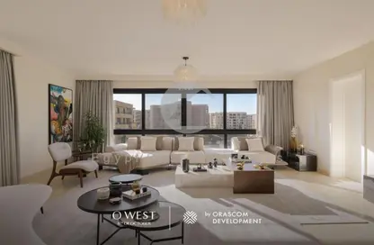 Penthouse - 4 Bedrooms - 5 Bathrooms for sale in O West - 6 October Compounds - 6 October City - Giza
