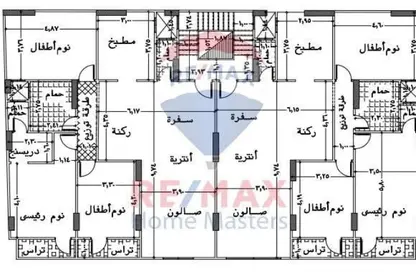 Apartment - 3 Bedrooms - 3 Bathrooms for sale in Al Gamaa District - Al Mansoura - Al Daqahlya