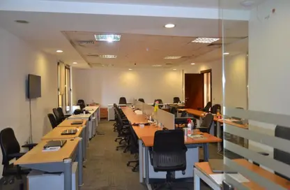 Office Space - Studio - 1 Bathroom for rent in Bank Center Street - South Teseen St. - The 5th Settlement - New Cairo City - Cairo