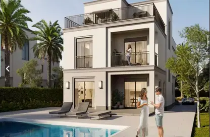 Villa - 5 Bedrooms - 5 Bathrooms for sale in Belle Vie - New Zayed City - Sheikh Zayed City - Giza