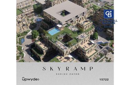 Apartment - 2 Bedrooms - 1 Bathroom for sale in Skyramp - Sheikh Zayed City - Giza