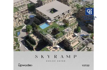Apartment - 2 Bedrooms - 1 Bathroom for sale in Skyramp - Sheikh Zayed City - Giza