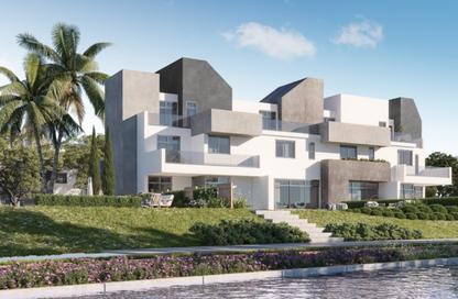 Twin House - 3 Bedrooms - 4 Bathrooms for sale in Rivers - New Zayed City - Sheikh Zayed City - Giza