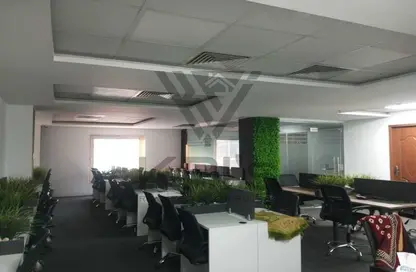 Office Space - Studio - 2 Bathrooms for rent in Bank Center Street - South Teseen St. - The 5th Settlement - New Cairo City - Cairo
