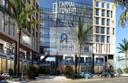 Retail - Studio - 2 Bathrooms for sale in Capital Towers - 9th District - 6 October City - Giza