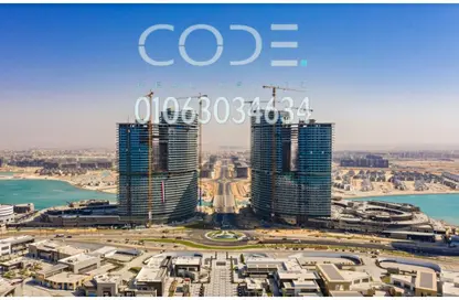 Apartment - 2 Bedrooms - 2 Bathrooms for sale in The Gate Towers - New Alamein City - Al Alamein - North Coast