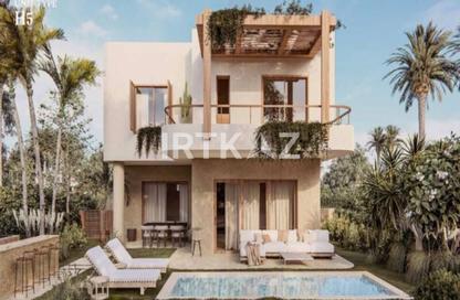 Chalet - 2 Bedrooms - 2 Bathrooms for sale in Ramla Lakeside - Qesm Ad Dabaah - North Coast