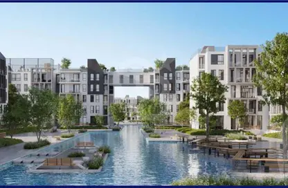 Apartment - 2 Bedrooms - 3 Bathrooms for sale in Rivers - New Zayed City - Sheikh Zayed City - Giza