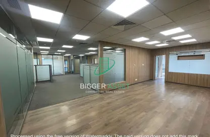 Office Space - Studio - 2 Bathrooms for rent in Bank Center Street - South Teseen St. - The 5th Settlement - New Cairo City - Cairo