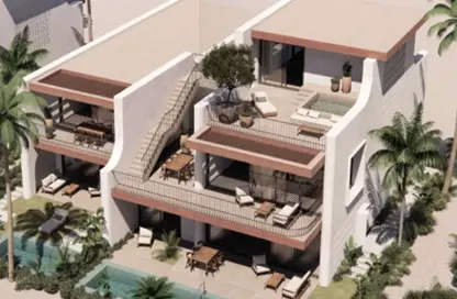 Chalet - 2 Bedrooms - 2 Bathrooms for sale in Ramla Lakeside - Qesm Ad Dabaah - North Coast