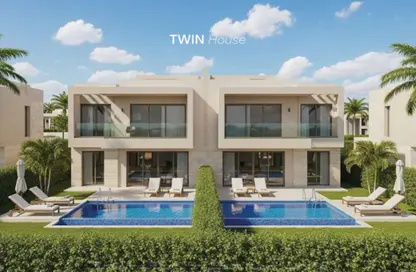 Townhouse - 3 Bedrooms - 3 Bathrooms for sale in Green Plaza 1 - New Zayed City - Sheikh Zayed City - Giza