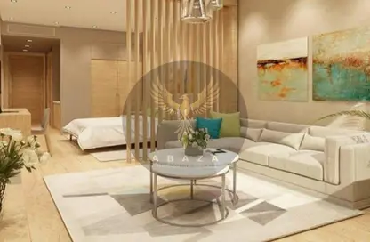 شقق فندقية - غرفة نوم - 1 حمام للبيع في مون ريزيدنس - فيفث سكوير - التجمع الخامس - مدينة القاهرة الجديدة - القاهرة