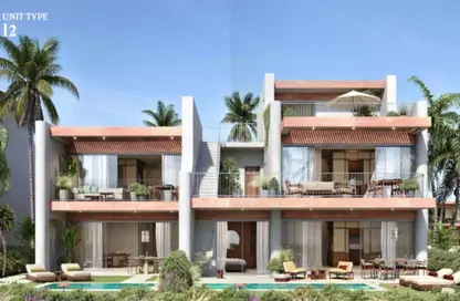 Chalet - 3 Bedrooms - 3 Bathrooms for sale in Ramla Lakeside - Qesm Ad Dabaah - North Coast