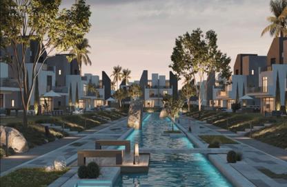 Twin House - 4 Bedrooms - 4 Bathrooms for sale in Rivers - New Zayed City - Sheikh Zayed City - Giza