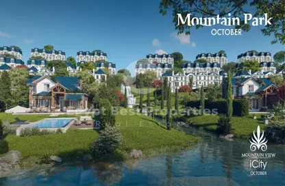 Twin House - 3 Bedrooms - 3 Bathrooms for sale in Mountain View iCity October - 6 October Compounds - 6 October City - Giza