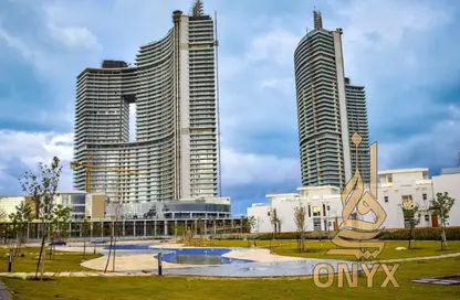 Apartment - 1 Bedroom - 1 Bathroom for sale in The Gate Towers - New Alamein City - Al Alamein - North Coast