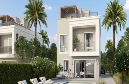 Twin House - 4 Bedrooms - 3 Bathrooms for rent in Mivida - 5th Settlement Compounds - The 5th Settlement - New Cairo City - Cairo