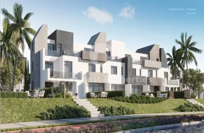 Townhouse - 3 Bedrooms - 3 Bathrooms for sale in Rivers - New Zayed City - Sheikh Zayed City - Giza