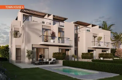 Townhouse - 4 Bedrooms - 4 Bathrooms for sale in Lake West - Sheikh Zayed Compounds - Sheikh Zayed City - Giza