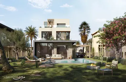 Twin House - 4 Bedrooms - 5 Bathrooms for sale in Marsa Baghush - Qesm Marsa Matrouh - North Coast