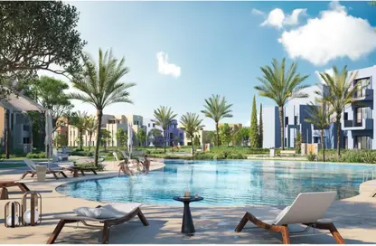 Chalet - 2 Bedrooms - 2 Bathrooms for sale in Makadi Orascom Resort - Makadi - Hurghada - Red Sea