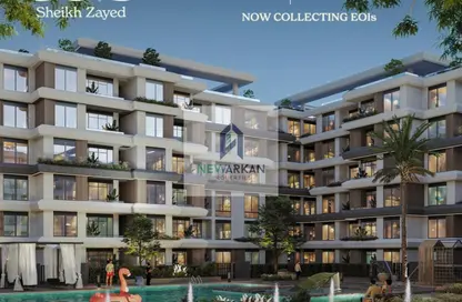 Apartment - 2 Bedrooms - 1 Bathroom for sale in Coy - Sheikh Zayed Compounds - Sheikh Zayed City - Giza