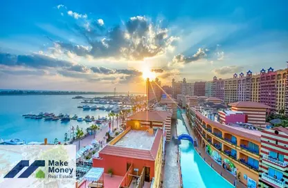 Chalet - 2 Bedrooms - 2 Bathrooms for rent in Porto Marina - Al Alamein - North Coast