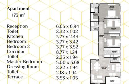 Apartment - 3 Bedrooms - 3 Bathrooms for sale in The 5th Settlement - New Cairo City - Cairo