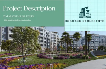 Apartment - 2 Bedrooms - 1 Bathroom for sale in Green Revolution - Sheikh Zayed Compounds - Sheikh Zayed City - Giza