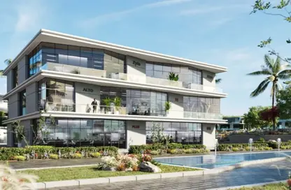 Office Space - Studio - 2 Bathrooms for sale in Walk of Cairo - Sheikh Zayed Compounds - Sheikh Zayed City - Giza
