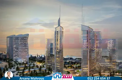 Chalet - 2 Bedrooms - 2 Bathrooms for sale in Lagoon - Al Alamein - North Coast