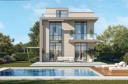 Villa - 3 Bedrooms - 4 Bathrooms for sale in Waslet Dahshur Road - Green Belt - 6 October City - Giza
