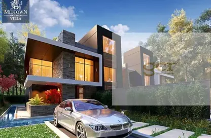 تاون هاوس - 5 غرف نوم - 5 حمامات للبيع في ميدتاون - المستثمرين الجنوبية - مدينة القاهرة الجديدة - القاهرة