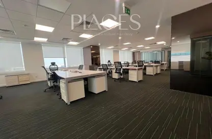 Office Space - Studio - 2 Bathrooms for rent in Bank Center Street - South Teseen St. - The 5th Settlement - New Cairo City - Cairo