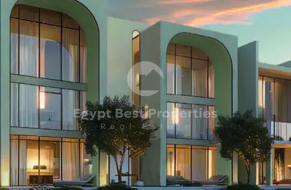 Chalet - 2 Bedrooms - 2 Bathrooms for sale in Ramla Lakeside - Qesm Ad Dabaah - North Coast