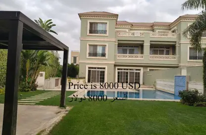فيلا - 5 غرف نوم - 8 حمامات للايجار في قطامية ديونز - كمبوندات القطامية - القطامية - مدينة القاهرة الجديدة - القاهرة
