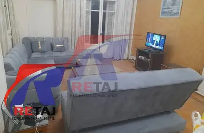 Apartment - 2 Bedrooms - 1 Bathroom for rent in Mousa Ibn Naseer St. - Al Hadiqah Al Dawliyah - 7th District - Nasr City - Cairo