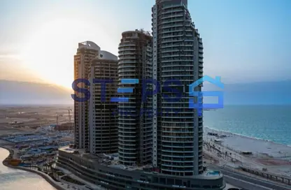 Apartment - 1 Bedroom - 1 Bathroom for sale in North Edge Towers - New Alamein City - Al Alamein - North Coast Apartment - 1 Bedroom - 1 Bathroom for sale in North Edge Towers - New Alamein City - Al Alamein - North Coast