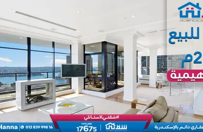 شقة - 3 غرف نوم - 3 حمامات للبيع في شارع بورسعيد - الإبراهيمية - حي وسط - الاسكندرية