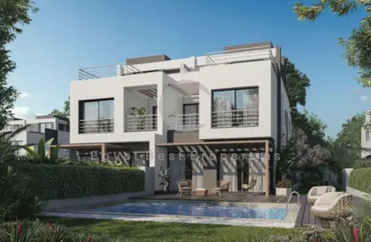 Twin House - 5 Bedrooms - 4 Bathrooms for sale in Palm Hills New Cairo - 5th Settlement Compounds - The 5th Settlement - New Cairo City - Cairo