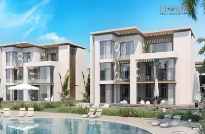 شاليه - 3 غرف نوم - 3 حمامات للبيع في منتجع شدوان - الجونة - الغردقة - محافظة البحر الاحمر