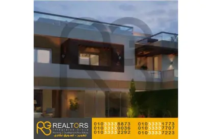 Twin House - 4 Bedrooms - 3 Bathrooms for sale in Upville - Cairo Alexandria Desert Road - 6 October City - Giza